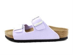 Birkenstock soft birki vegan purple fog sandal Arizona (medium-wide)